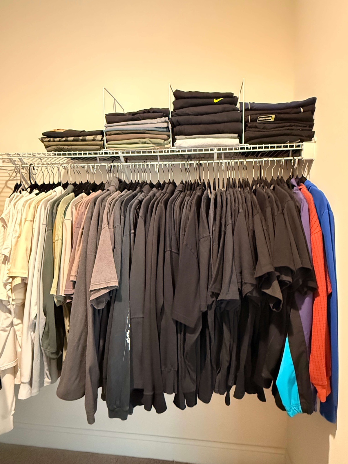 Home after organizing, comparison 3